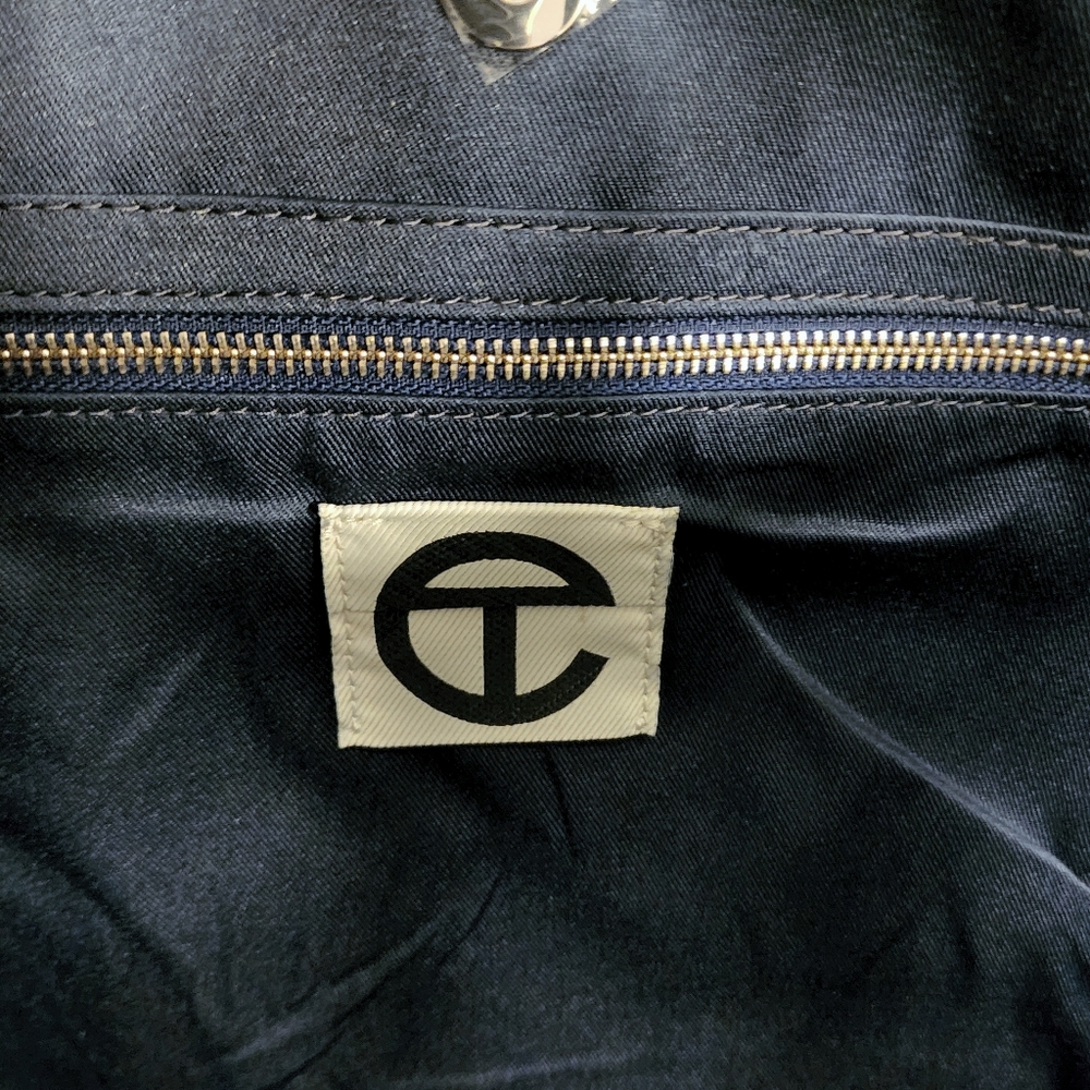Telfar Large Navy Shopper BRAND NEW - Picture 5 of 10